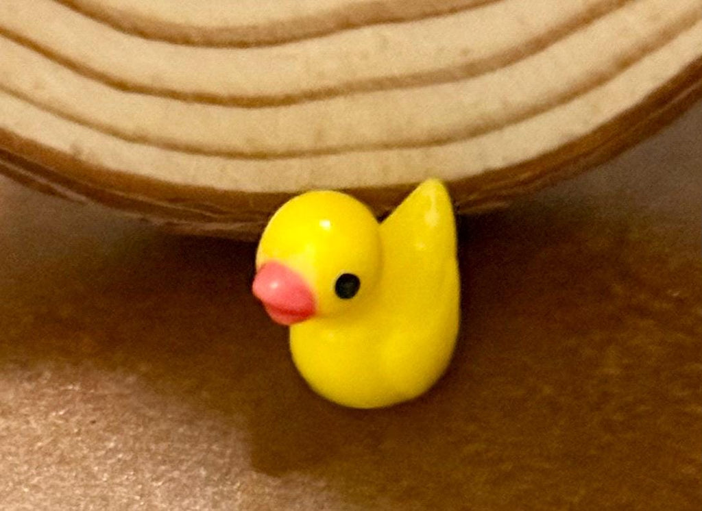 miniature yellow ducks-set of 3