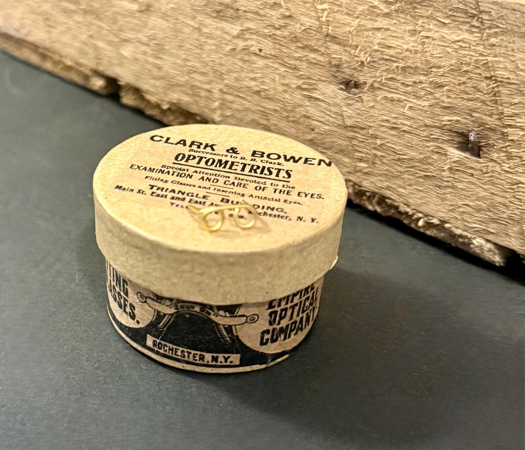 miniature vintage gift boxes- optometrist theme