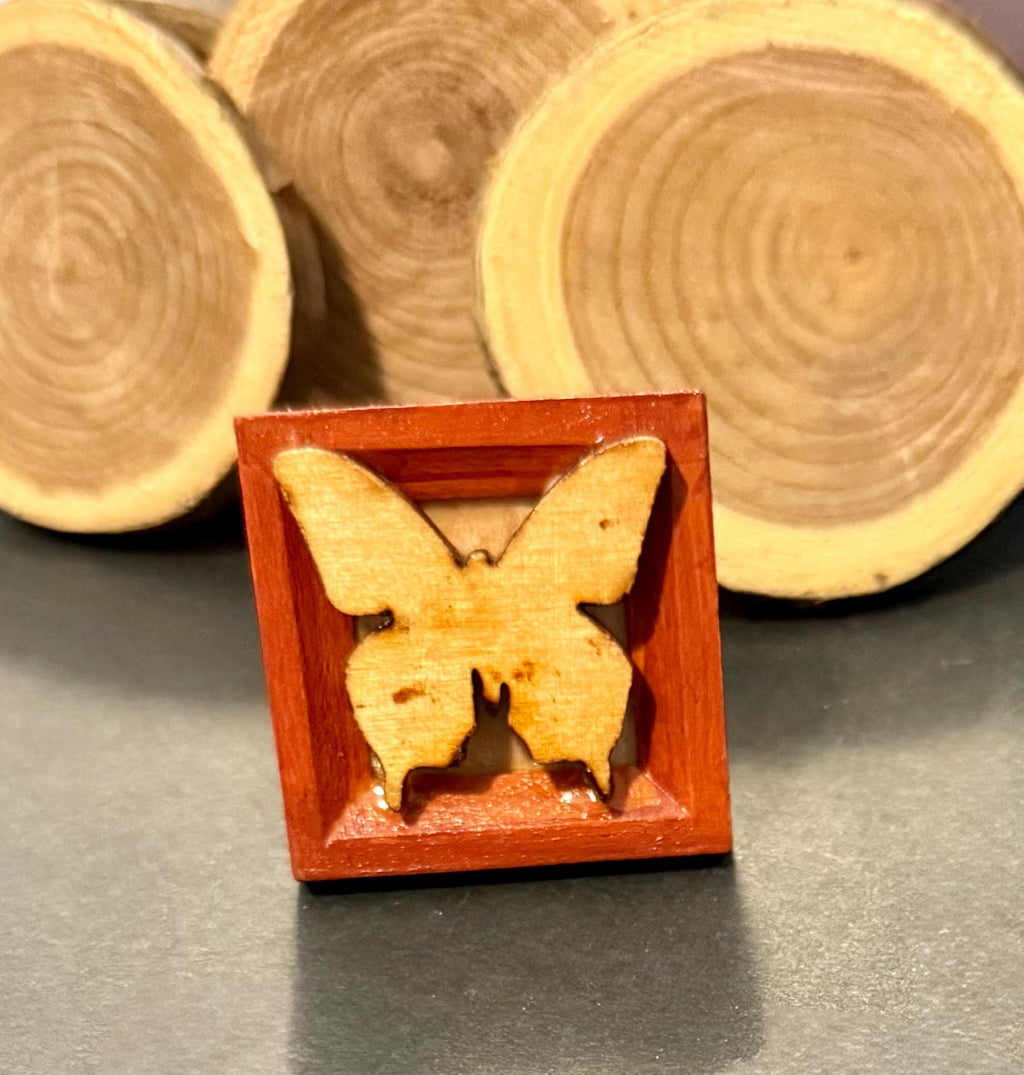Miniature Butterfly Framed art