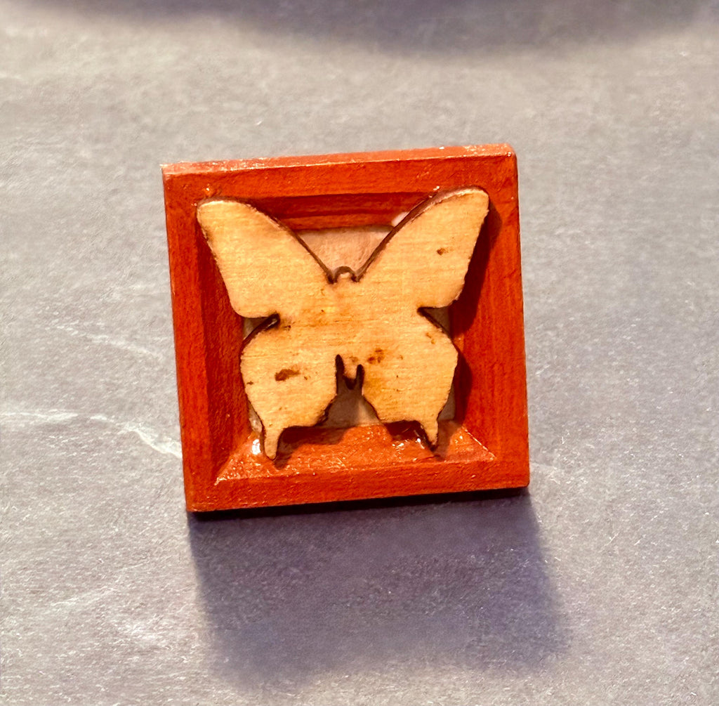 Miniature Butterfly Framed art
