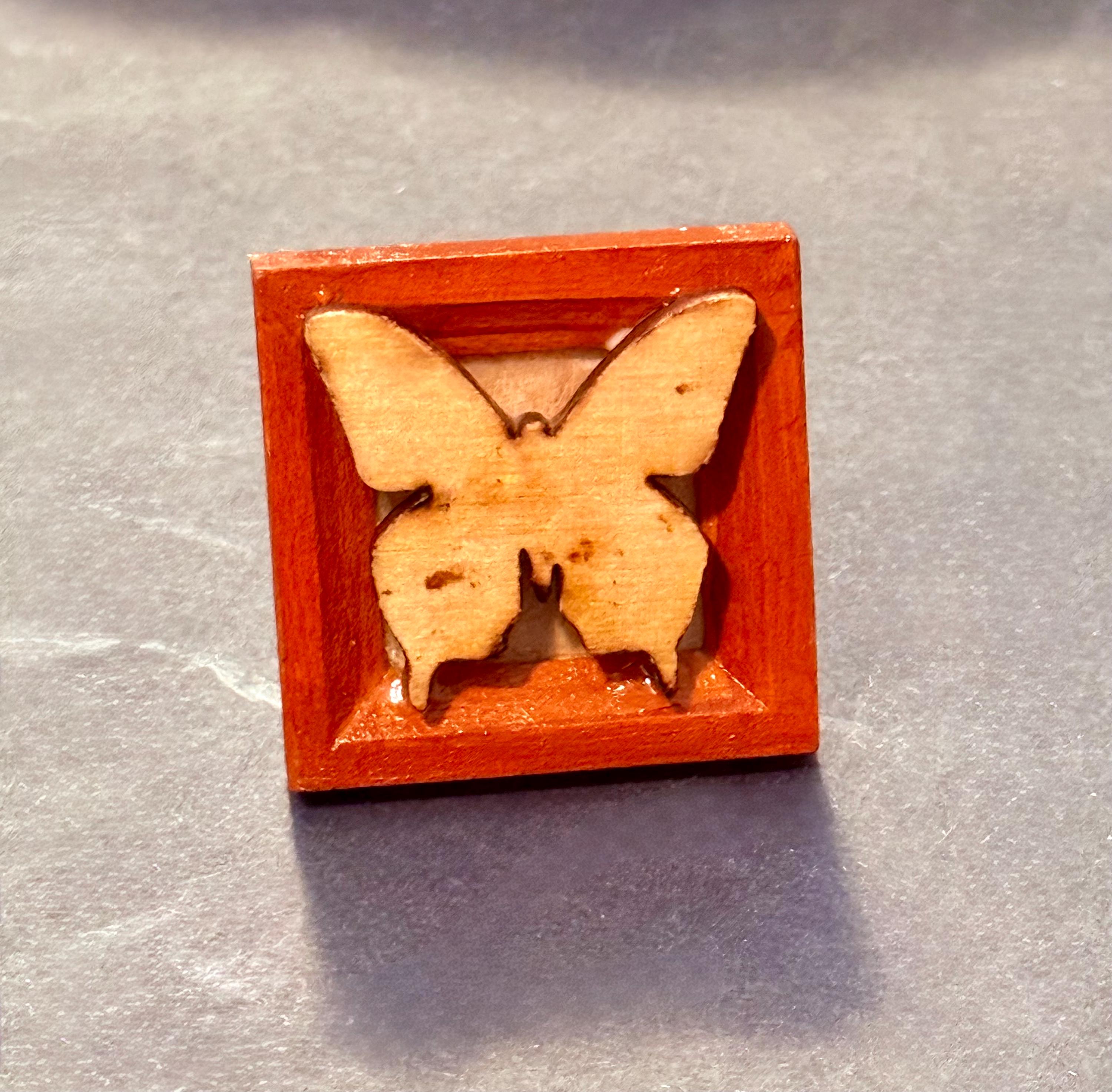 Miniature Butterfly Framed art