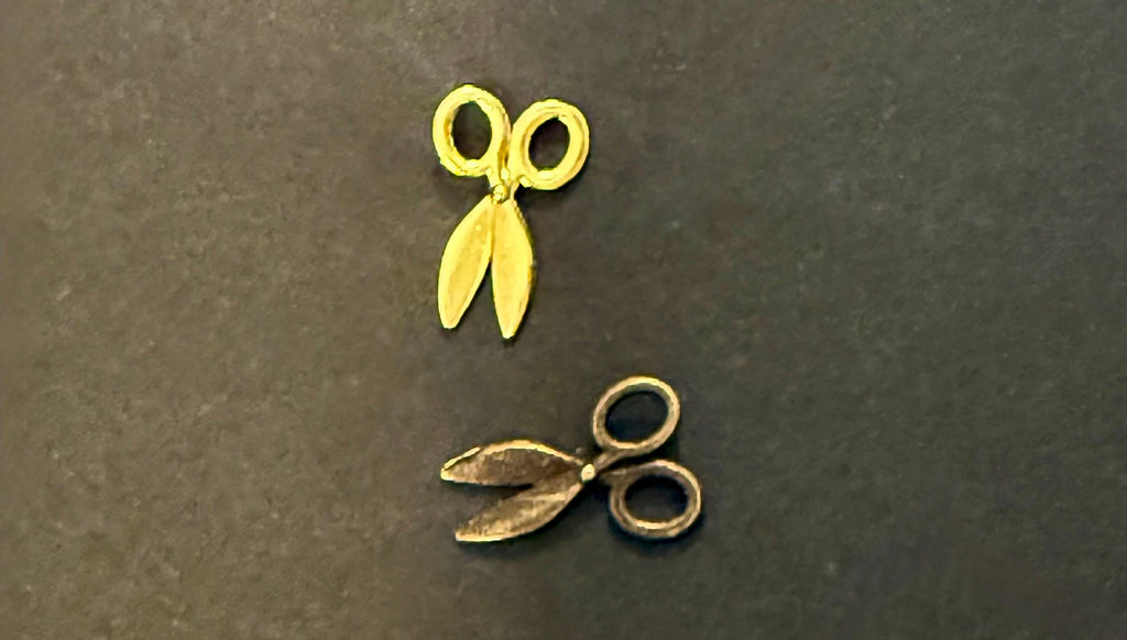 Miniature Dollhouse Vintage Scissor Set-1:12 scale