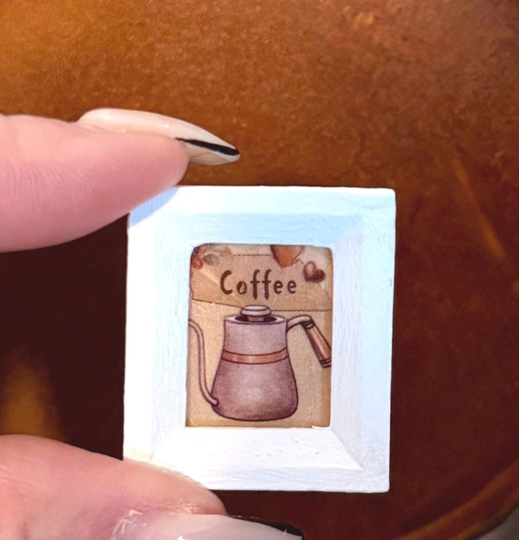 miniature framed art-1:12 dollhouse scale