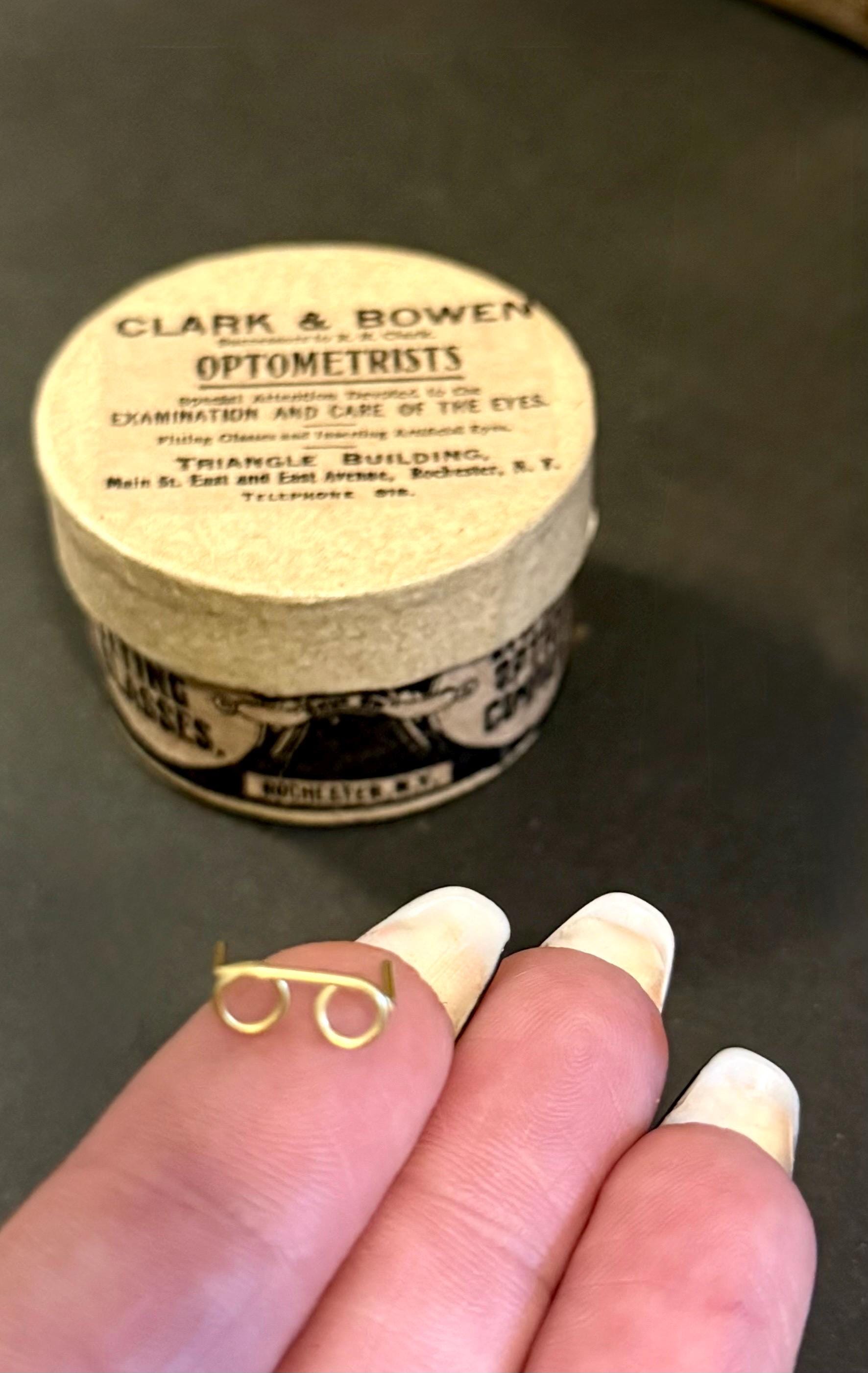 miniature vintage gift boxes- optometrist theme