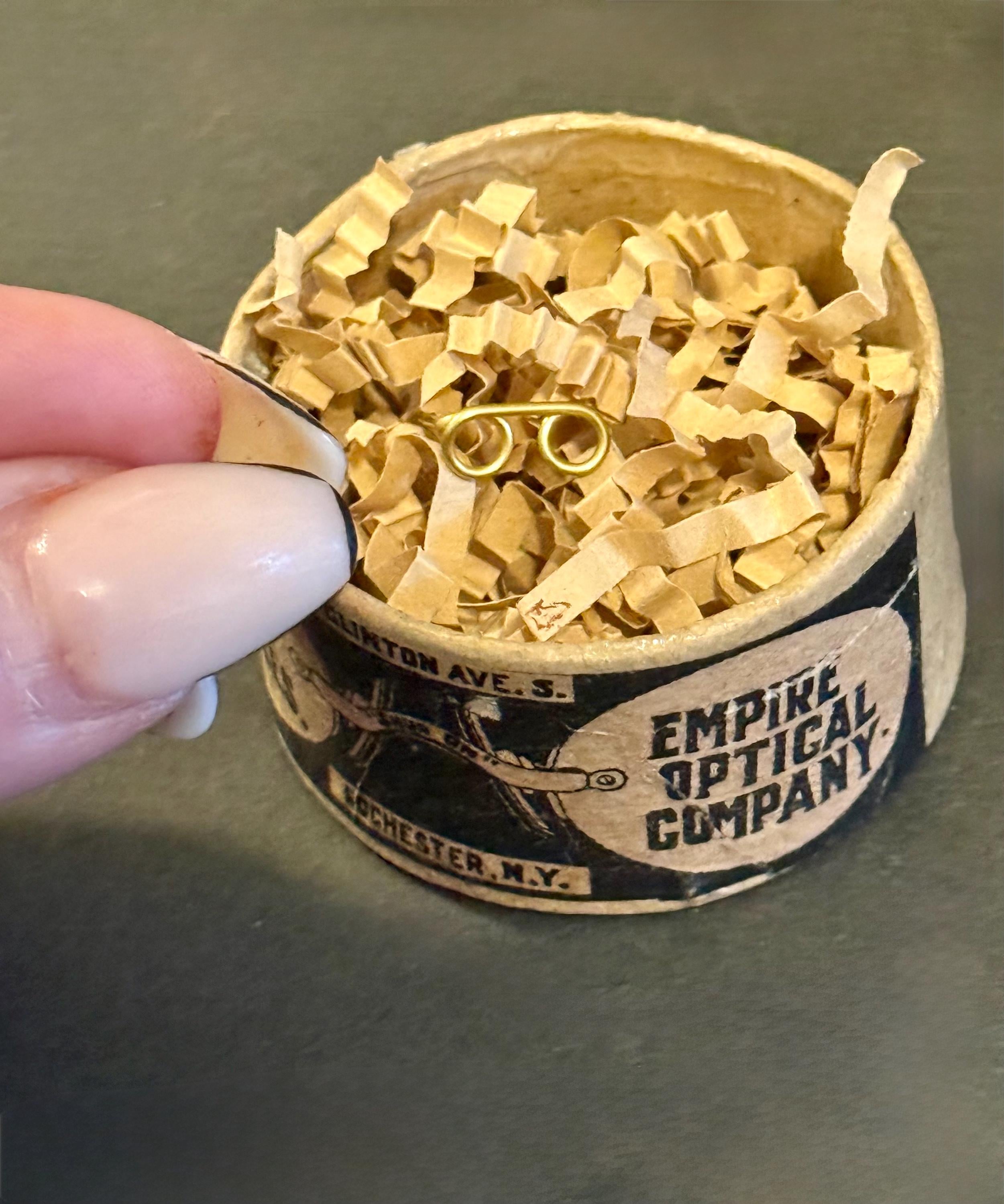 miniature vintage gift boxes- optometrist theme