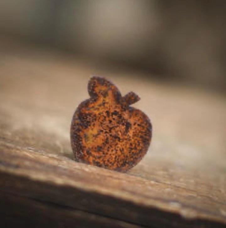 Mini Rustic Apple Cutouts-3/4” set of 2