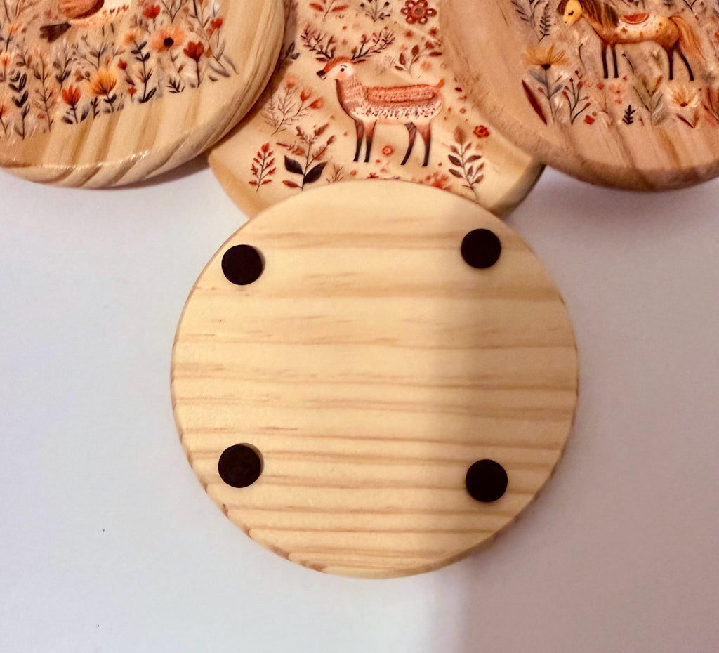 Coaster set of 4-Animals