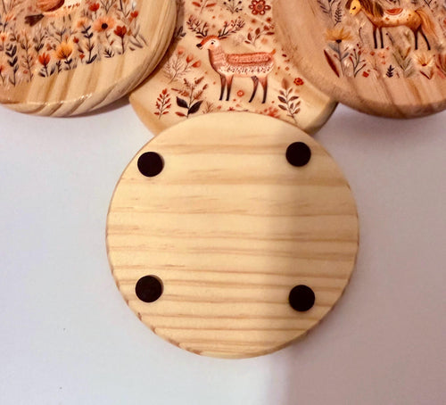 Coaster set of 4-Animals