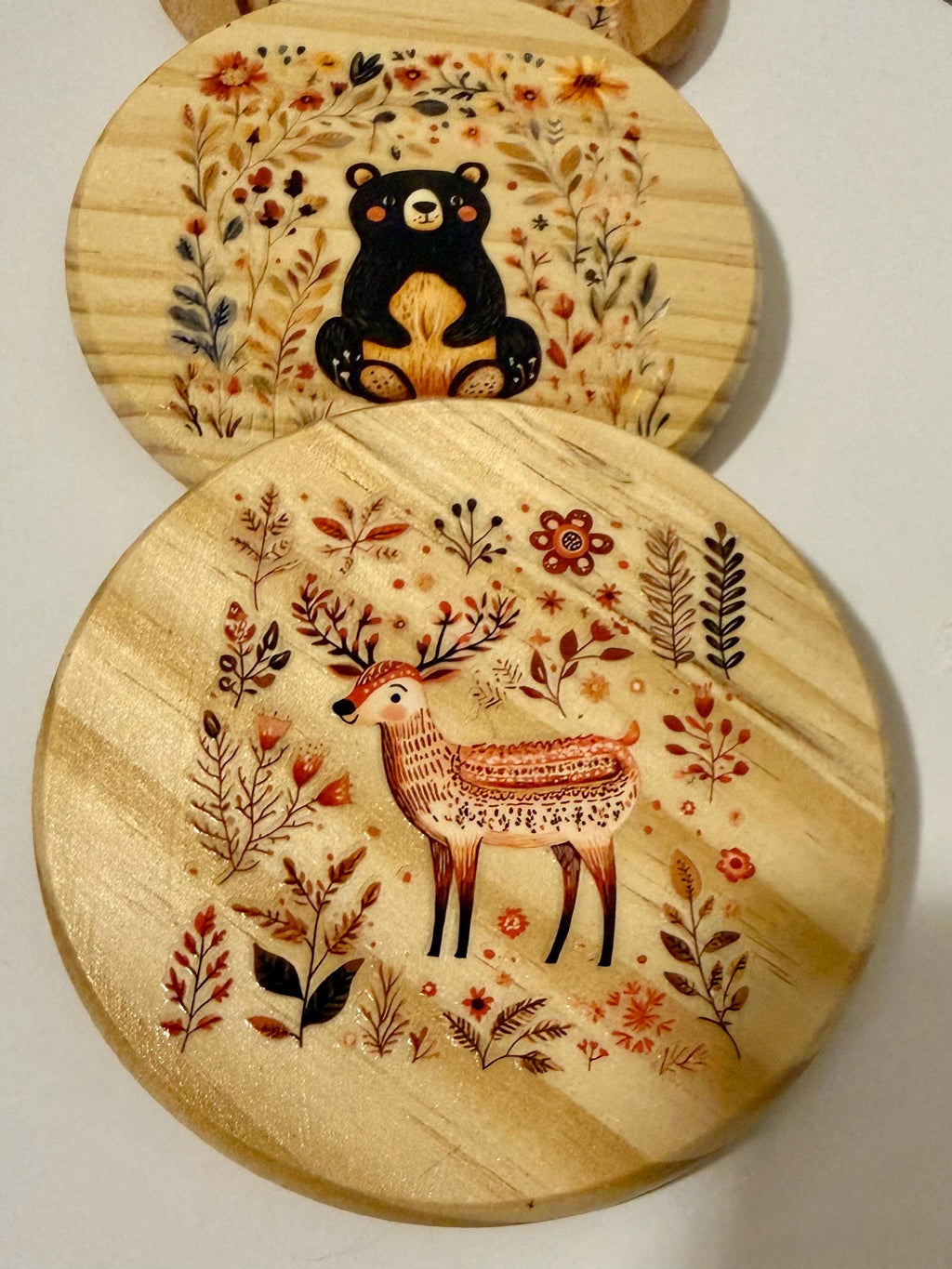 Coaster set of 4-Animals