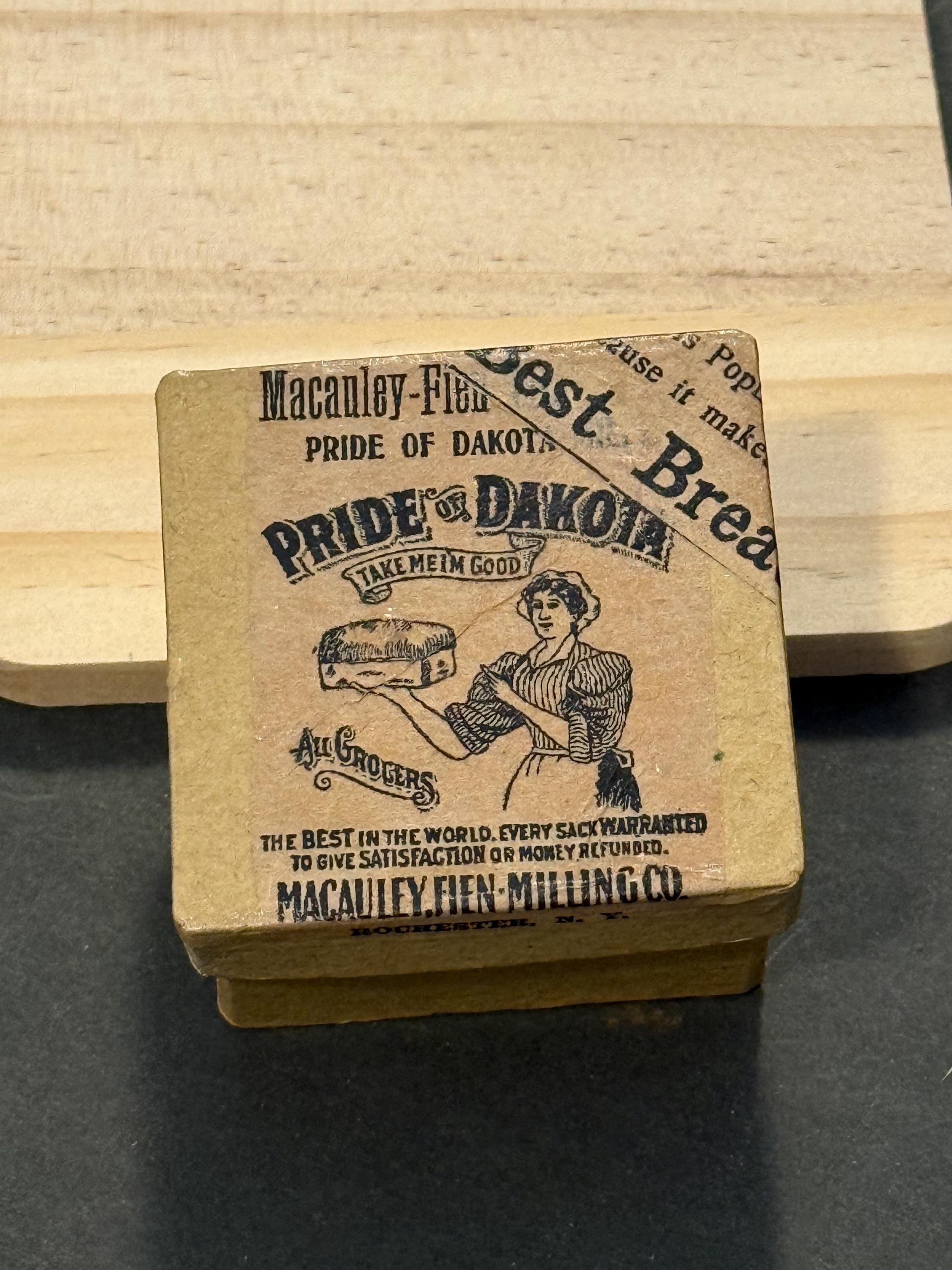 miniature vintage gift boxes- bakery bread theme