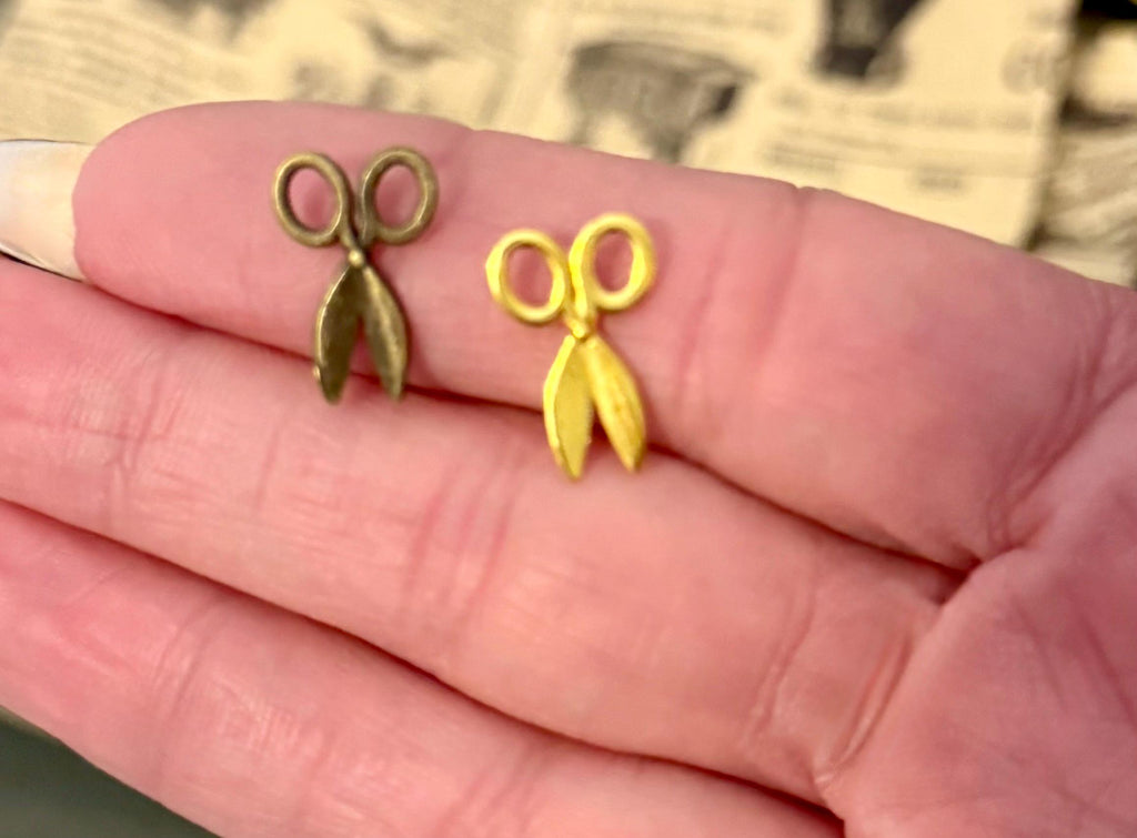 Miniature Dollhouse Vintage Scissor Set-1:12 scale