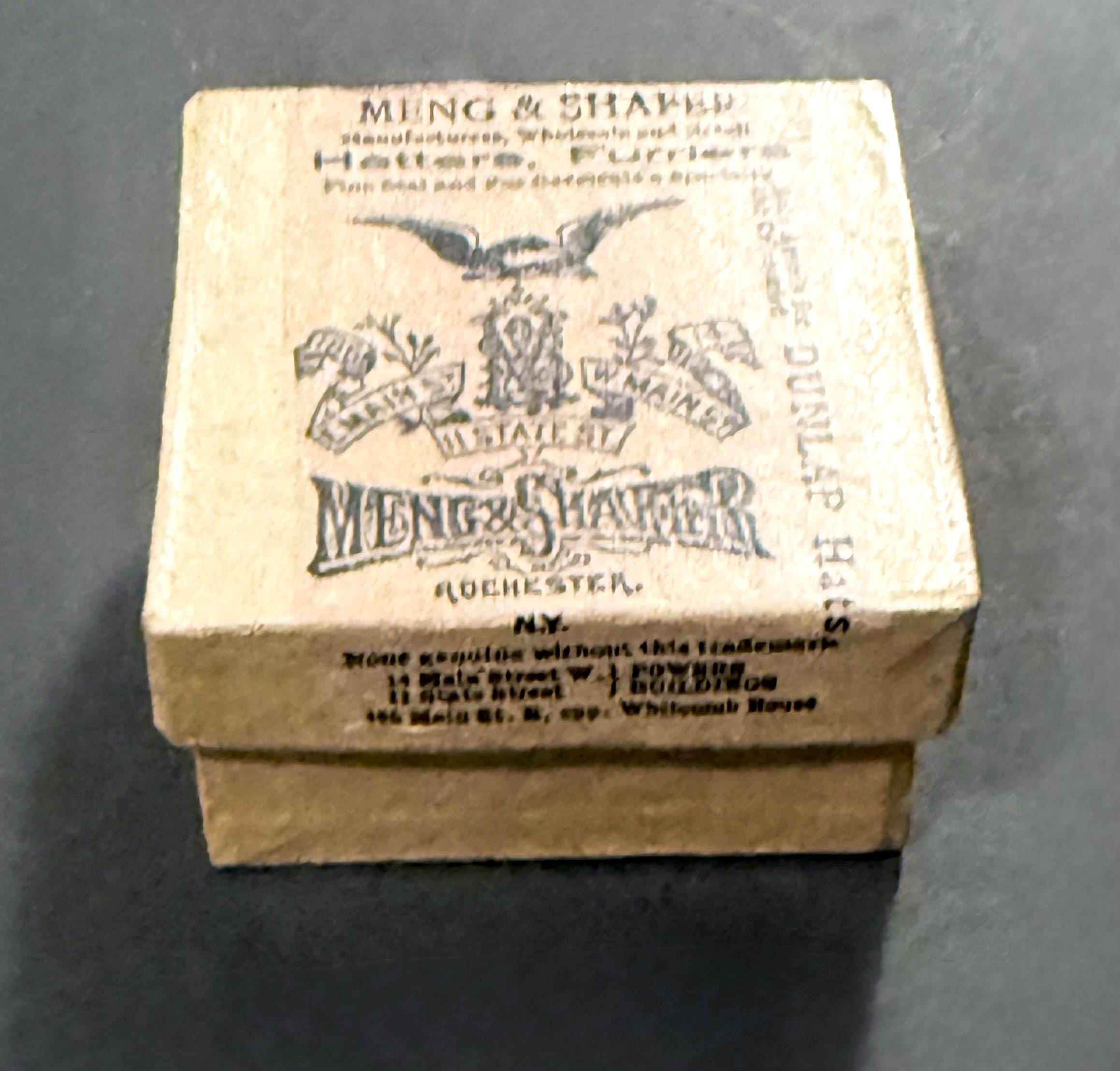 miniature vintage gift boxes- Hat Furrier theme