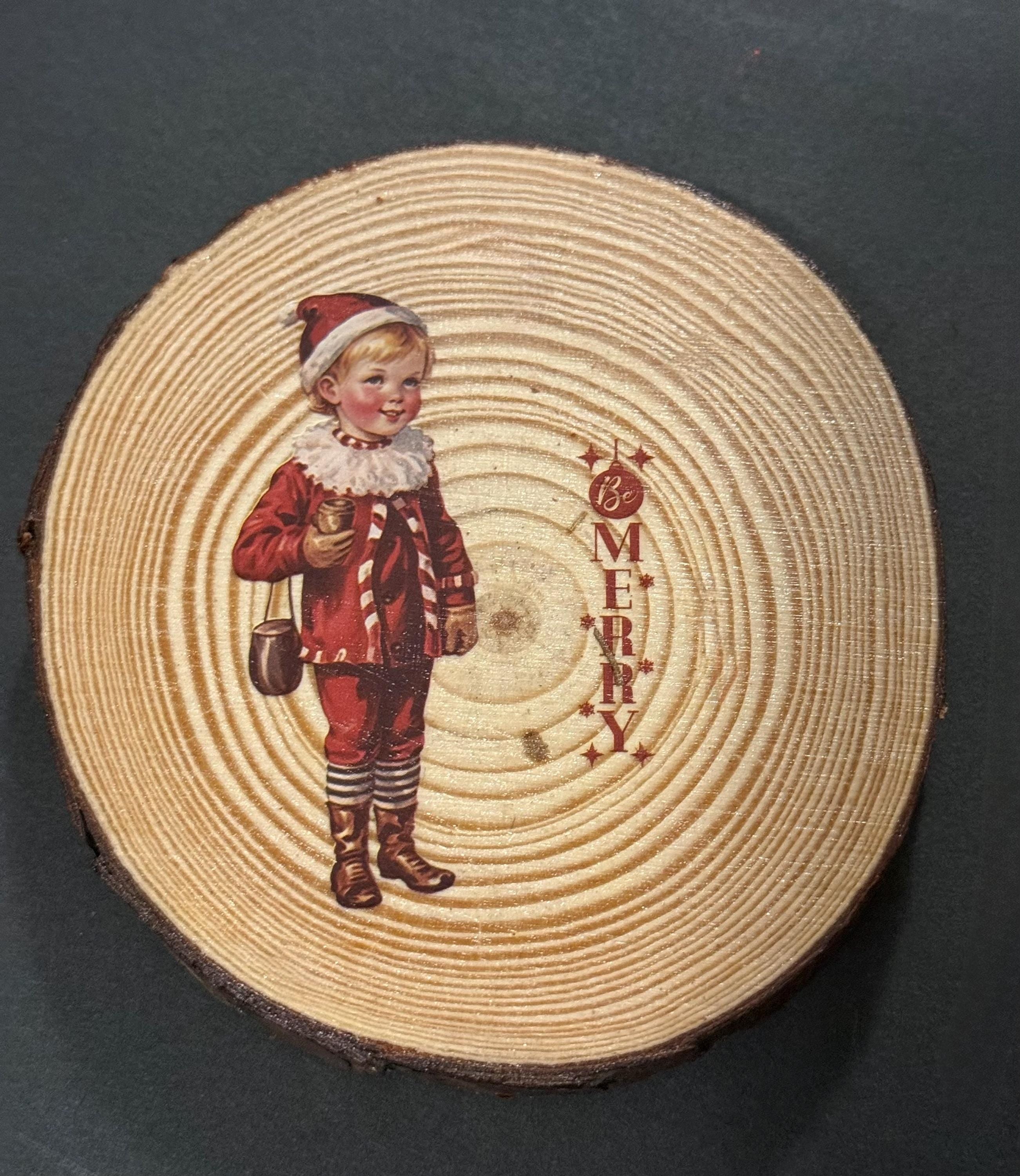 Coaster  set of 4- Vintage Christmas design