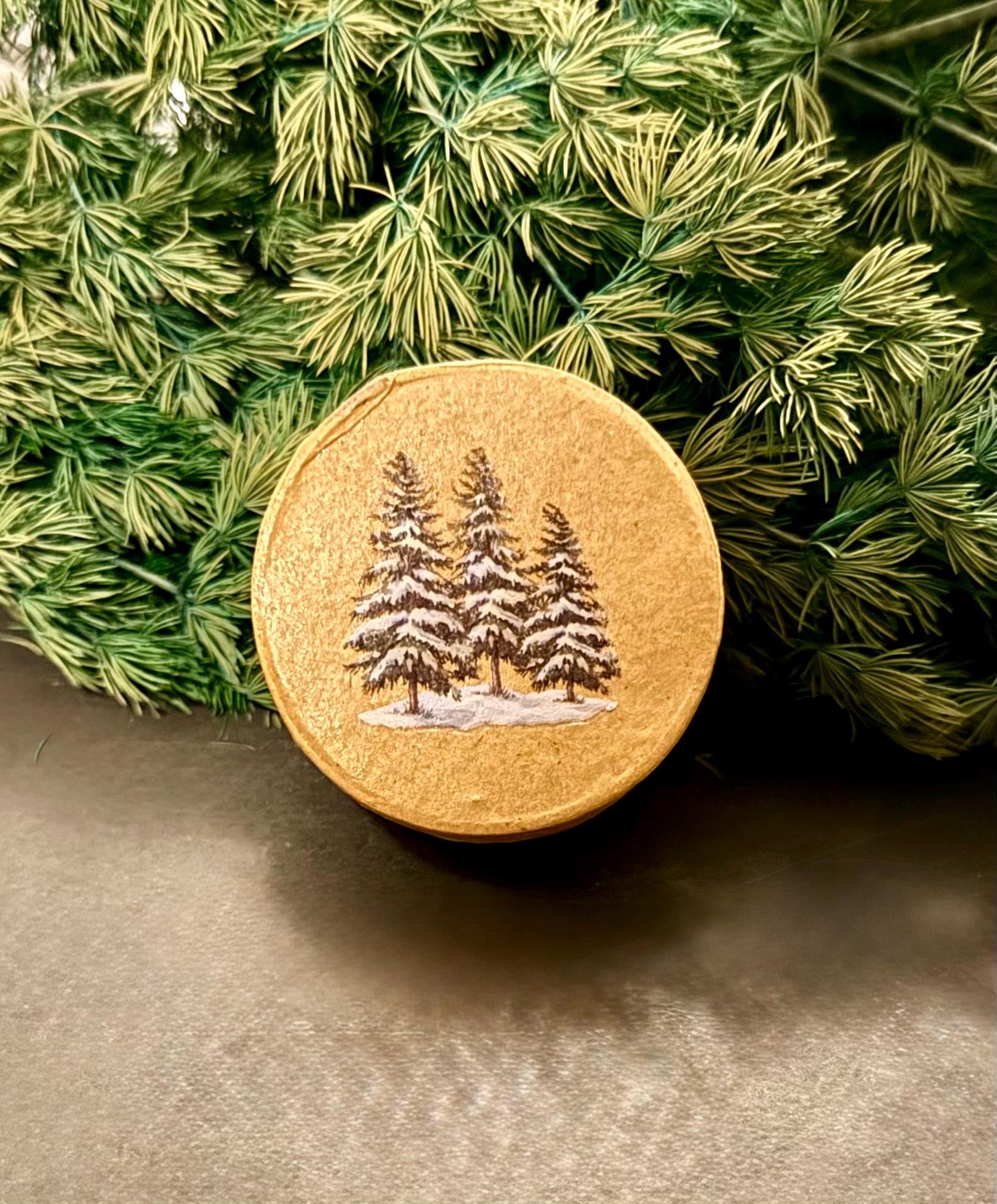 Miniature Christmas tree and snowman theme Gift Box with miniature(s) inside