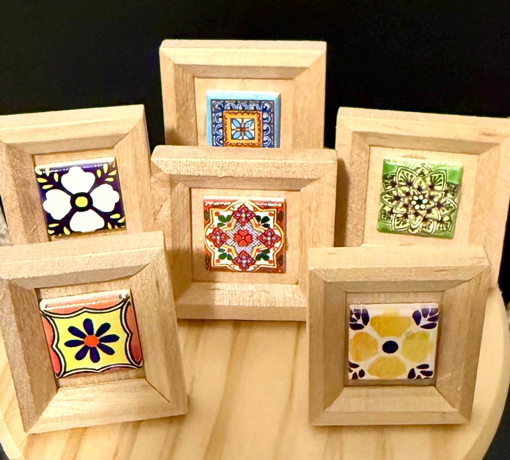 miniature tile frame art-1:12 scale