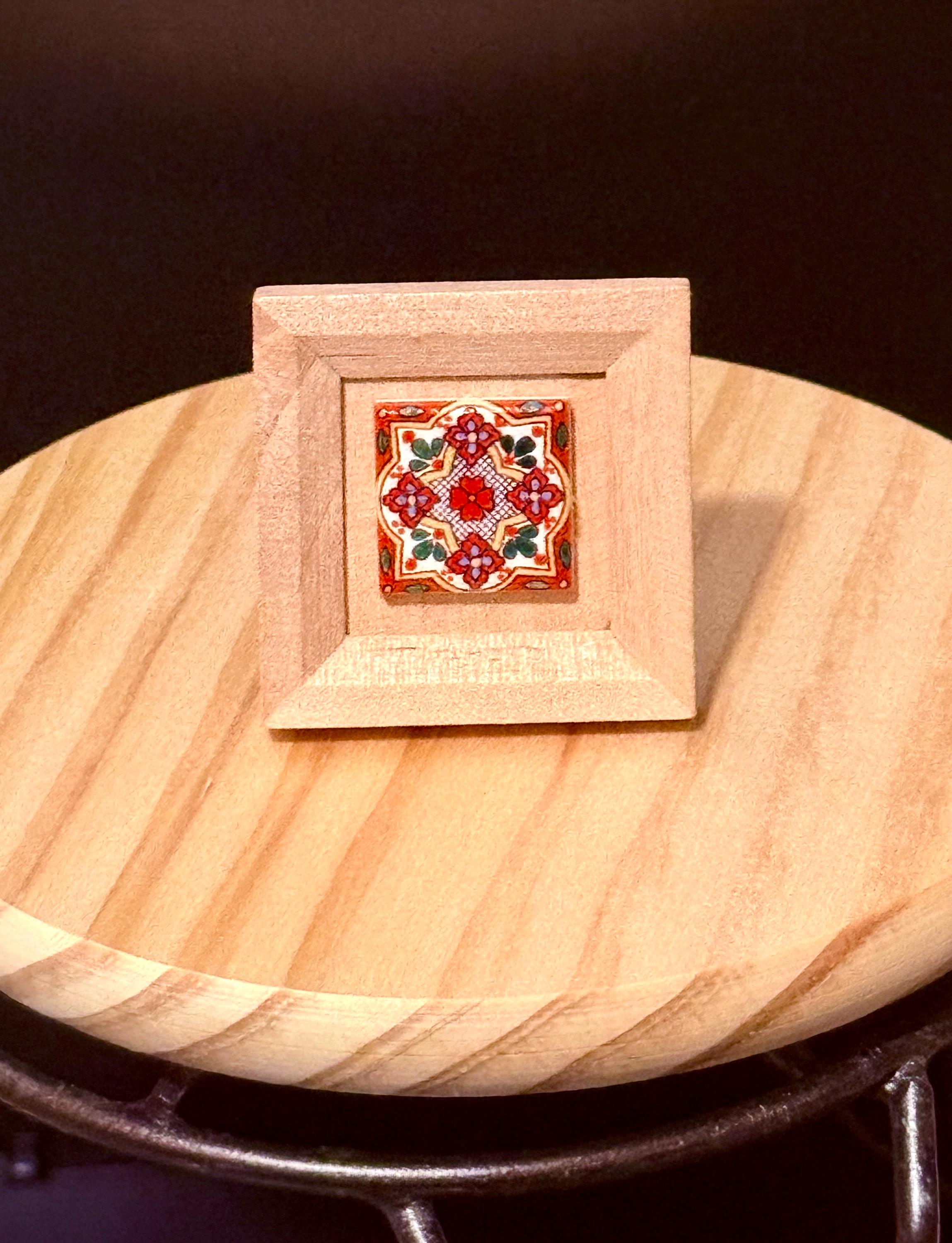 miniature tile frame art-1:12 scale