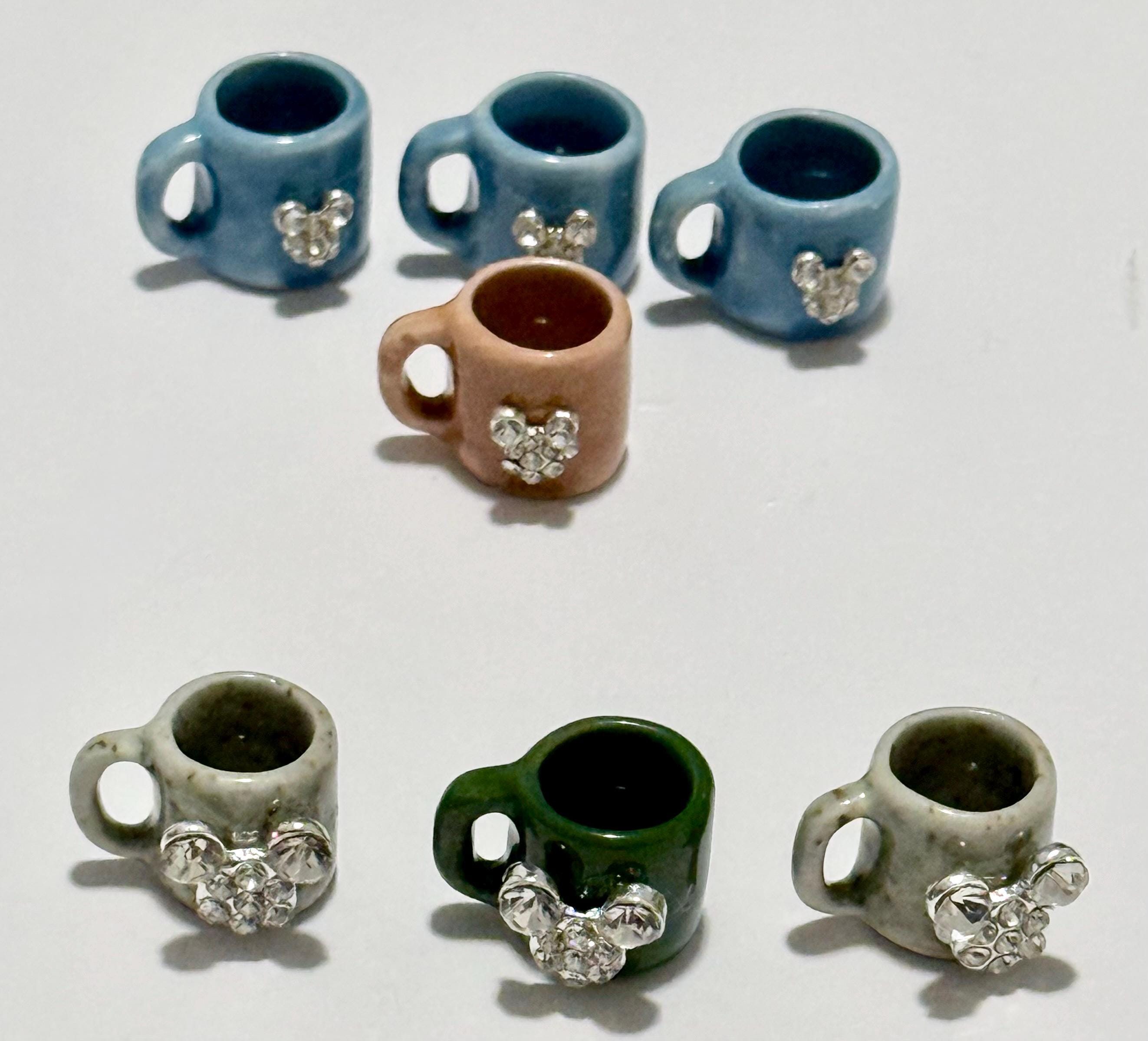 Miniature Mickey Mouse Coffee Mugs- 1/2”-1”