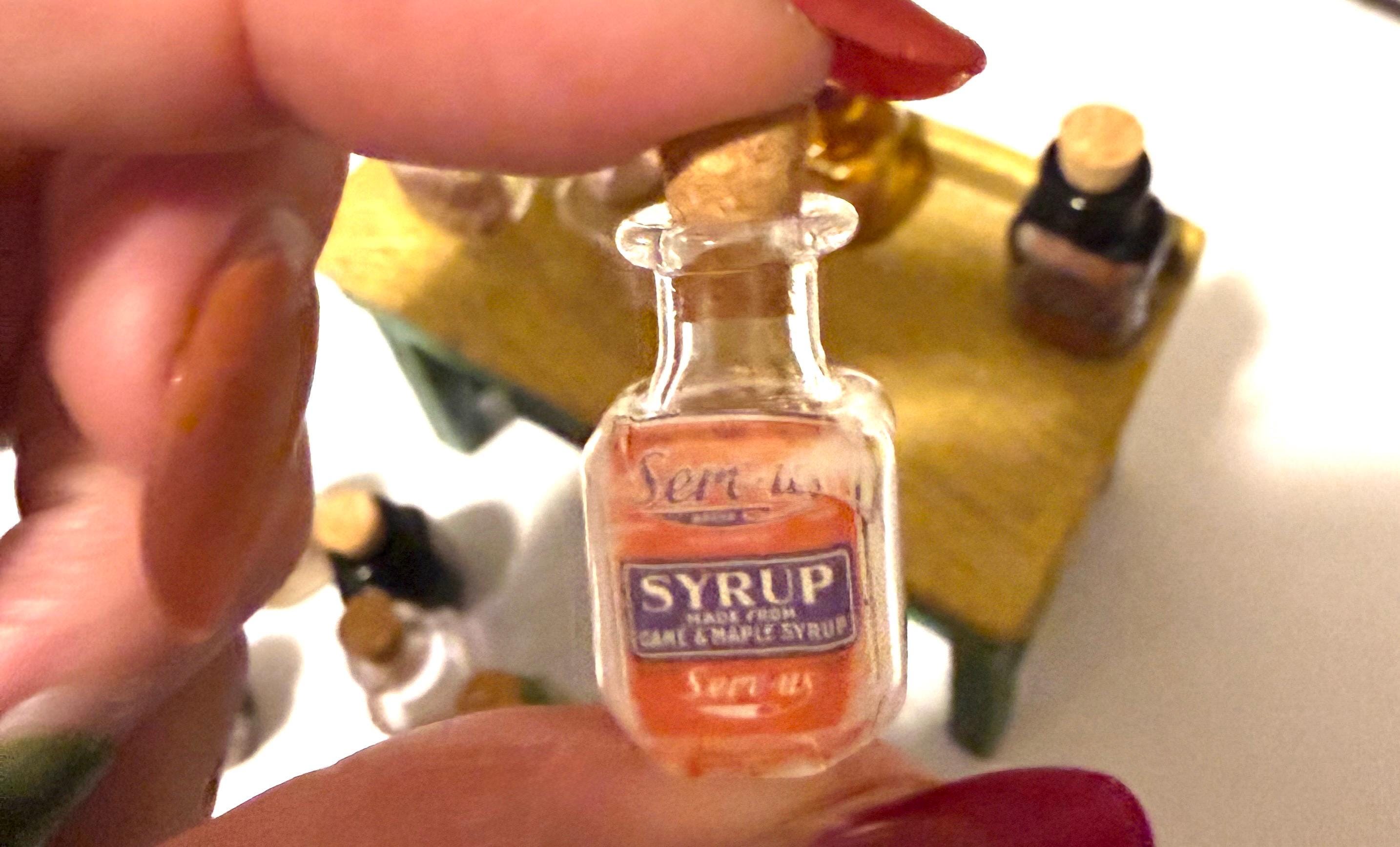 Miniature Vintage Product Designed Glass Bottle Jars