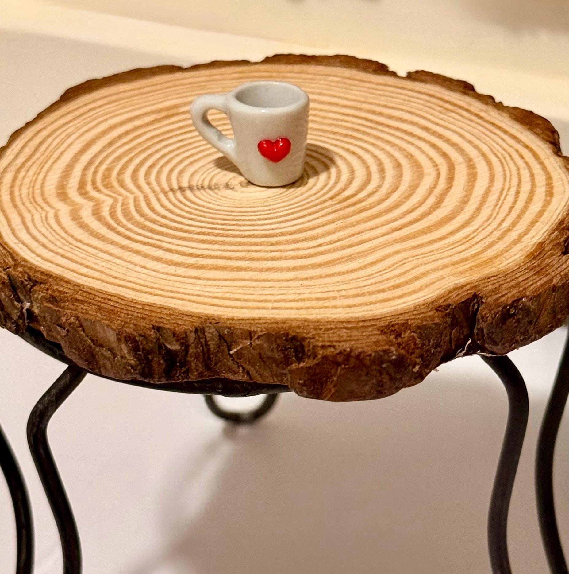 miniature heart coffee mugs