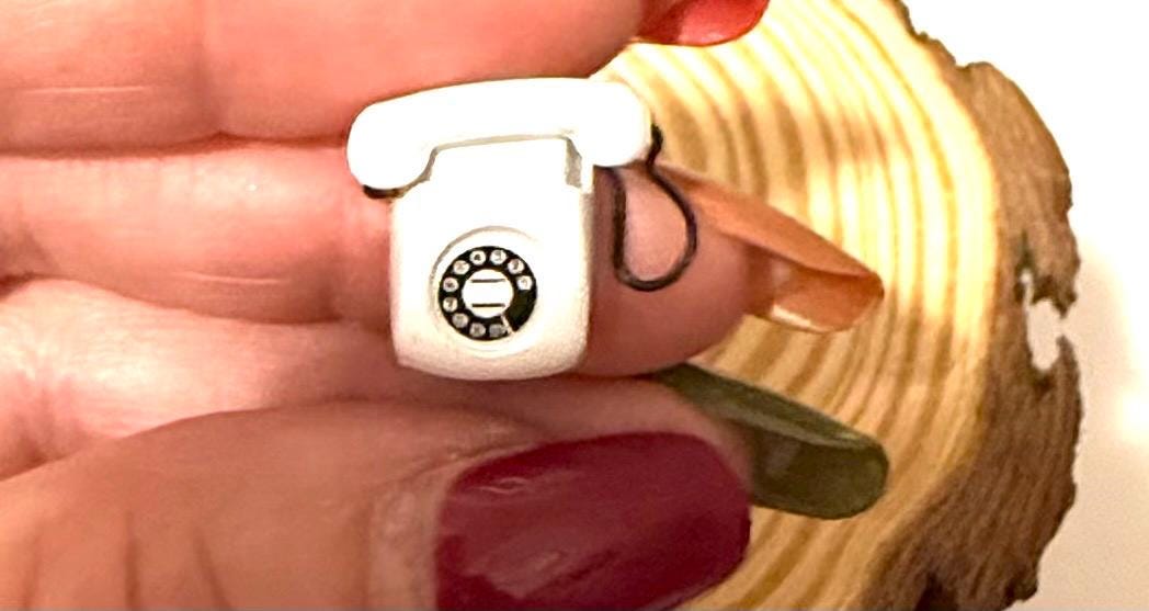 Miniature Telephone for Dollhouse