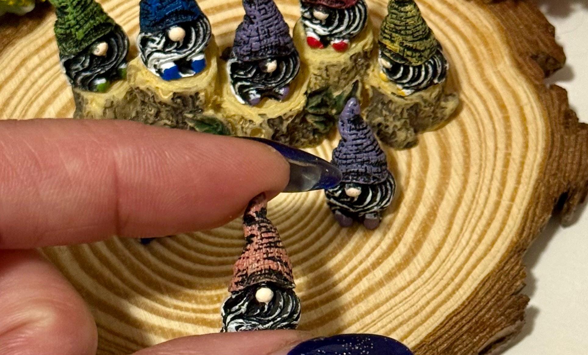 Miniature Woodland Gnome figurines