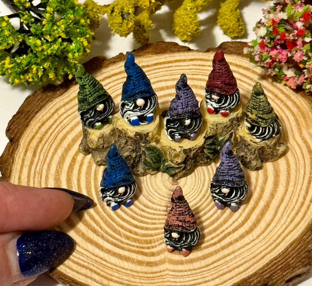 Miniature Woodland Gnome figurines