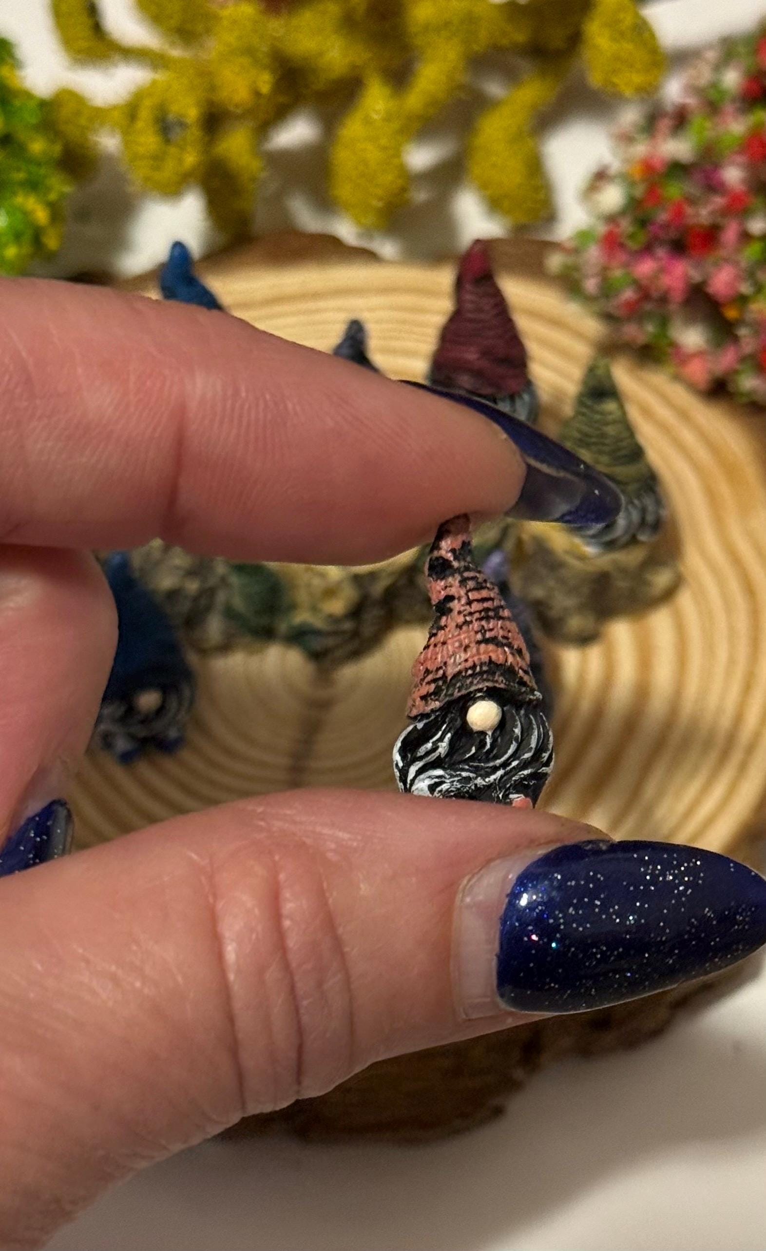 Miniature Woodland Gnome figurines