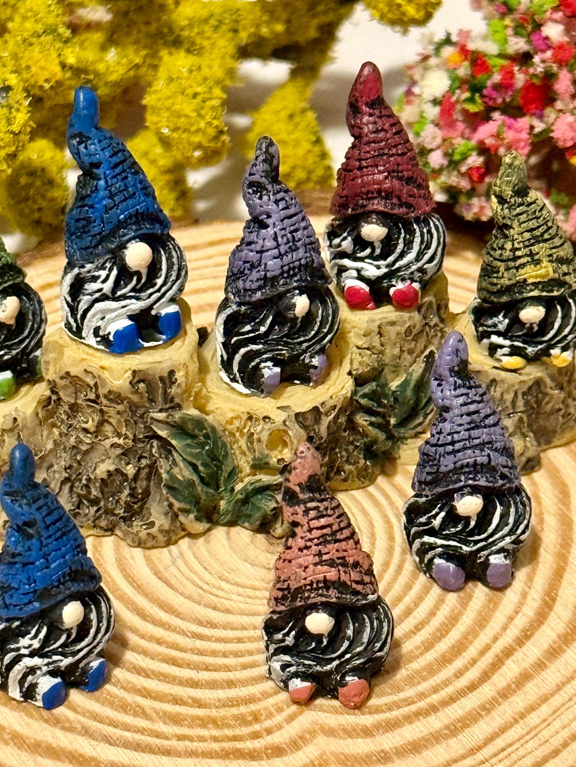 Miniature Woodland Gnome figurines