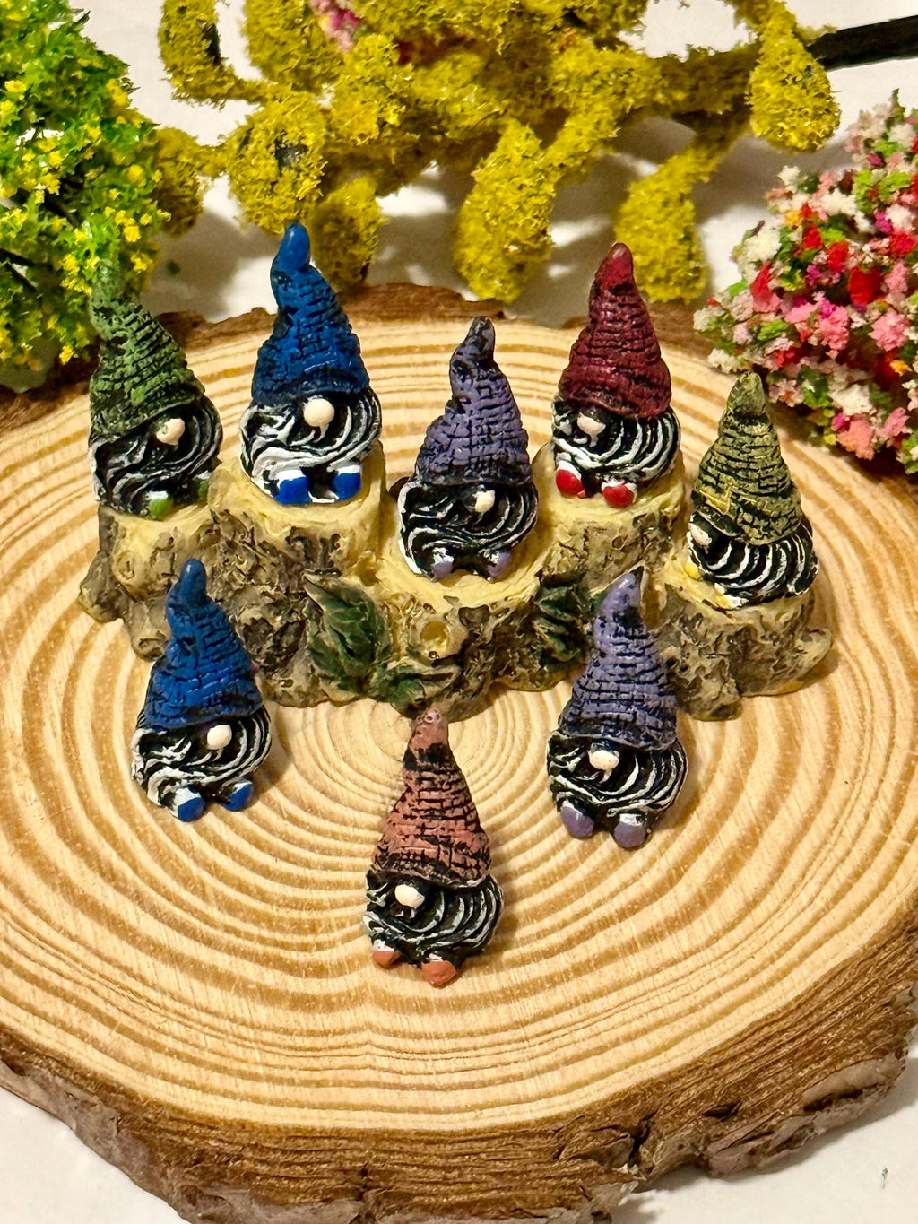 Miniature Woodland Gnome figurines