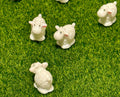 Mini Resin Sheep Figurines:  Set of 3