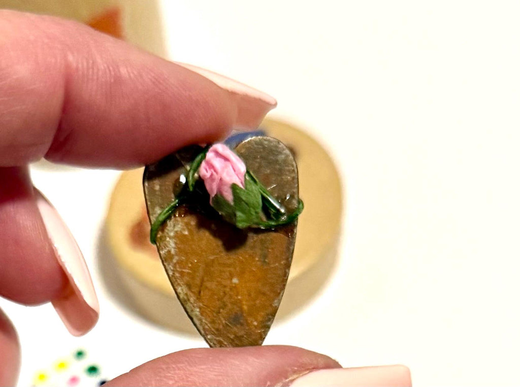 Miniature Paper Mache Valentines/Love themed Gift Boxes with Minis