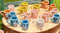Miniature Easter Bunny coffee mugs