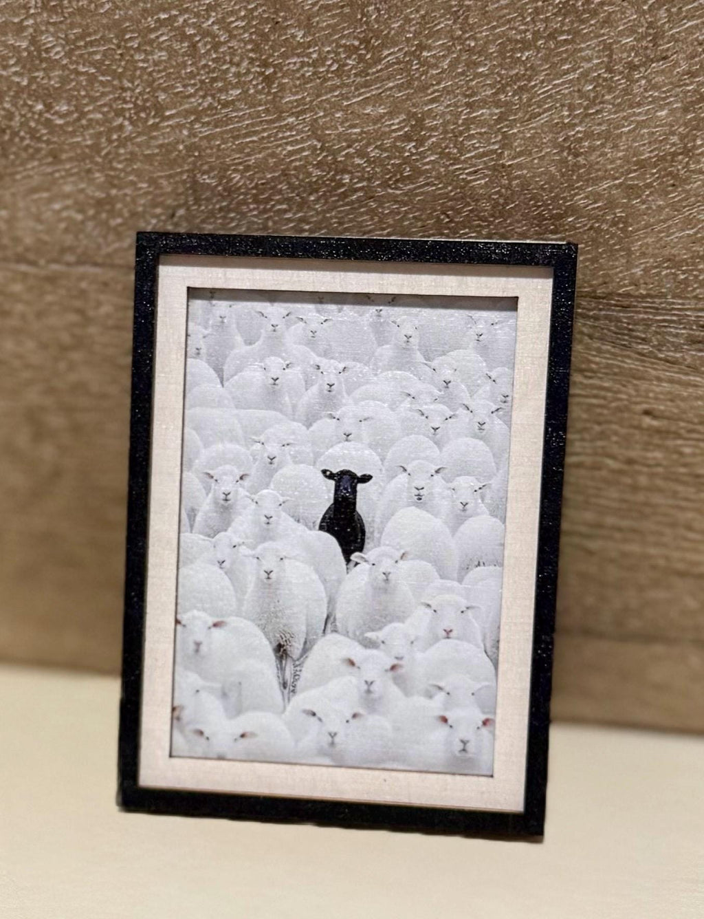 Decorative art framed fridge magnets-sheep