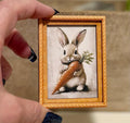 Decorative art framed Easter Bunny magnets