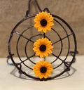 Colorful Sunflower Magnets : set of 3