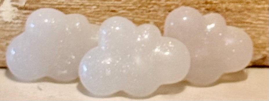 Cloud refrigerator Magnets – Set of 3 Refrigerator Decor