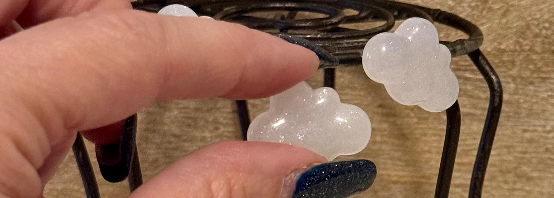 Cloud refrigerator Magnets – Set of 3 Refrigerator Decor
