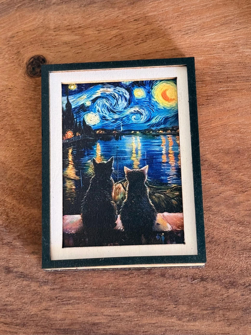 Decorative cat art magnets