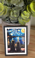Decorative cat art magnets