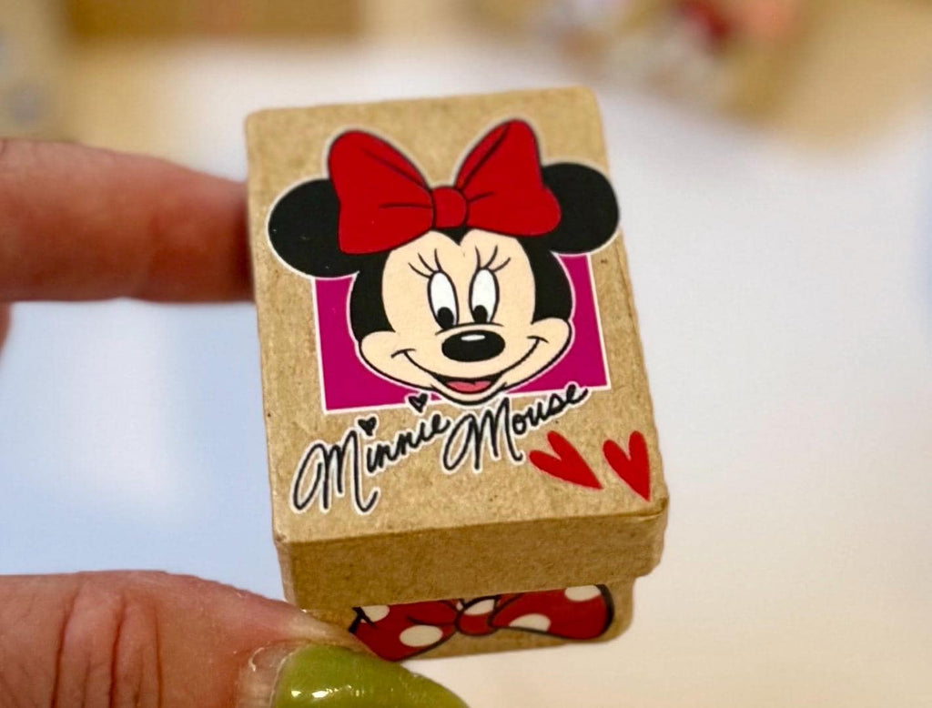 Miniature Mickey Mouse Disney Gift boxes with miniature throw pillows