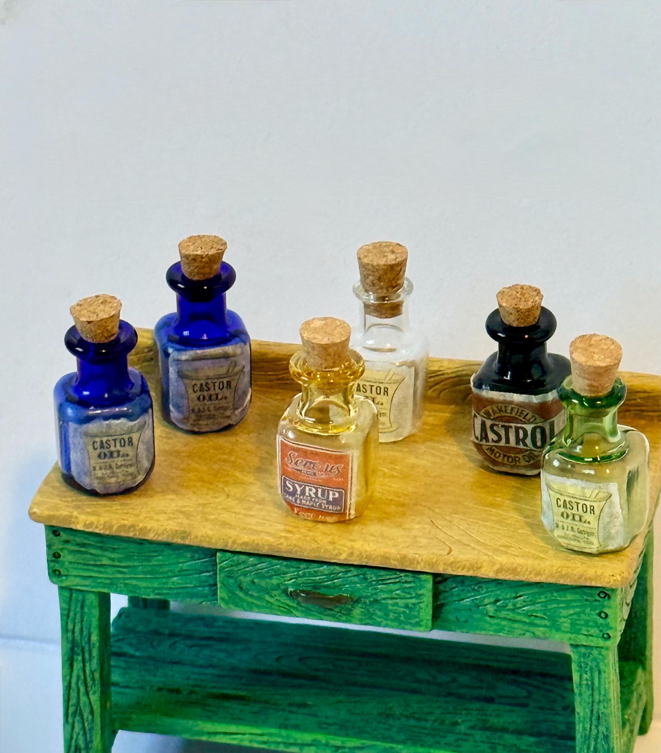 Miniature Vintage Designed Glass Jars