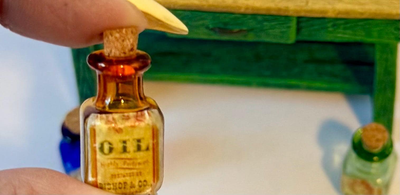 Miniature Vintage Designed Glass Jars