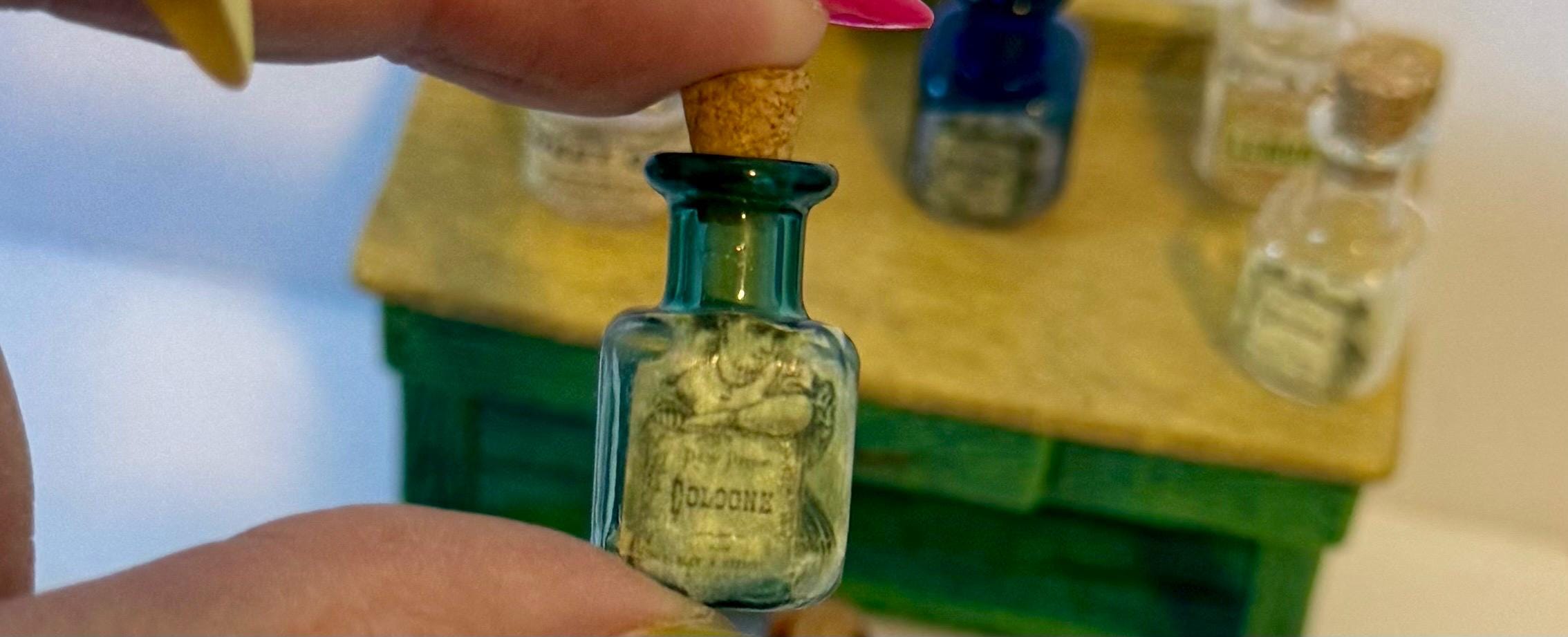 Miniature Vintage Designed Glass Jars