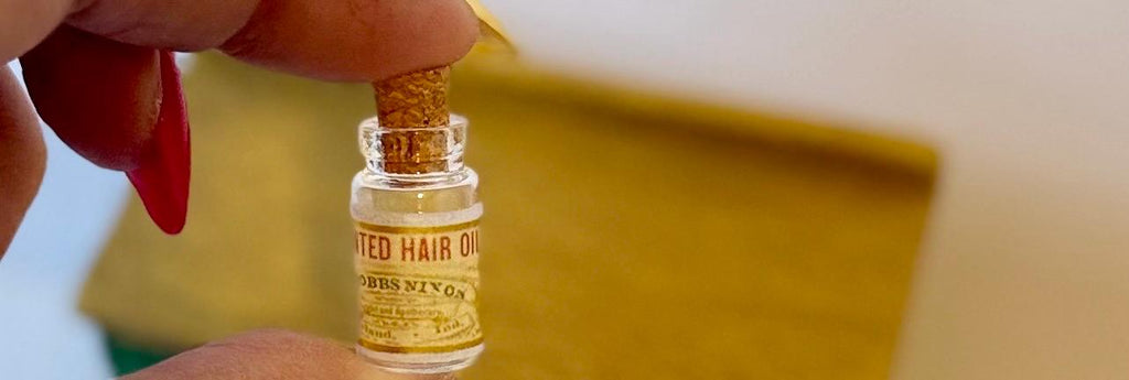 Miniature Vintage Designed Glass Jars