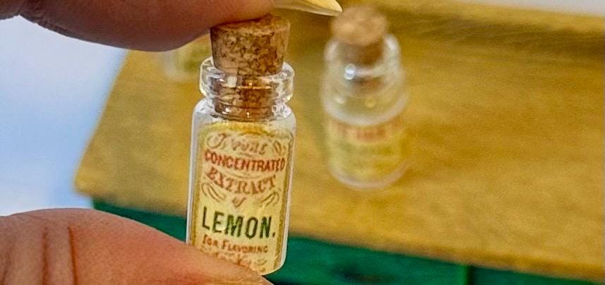 Miniature Vintage Designed Glass Jars
