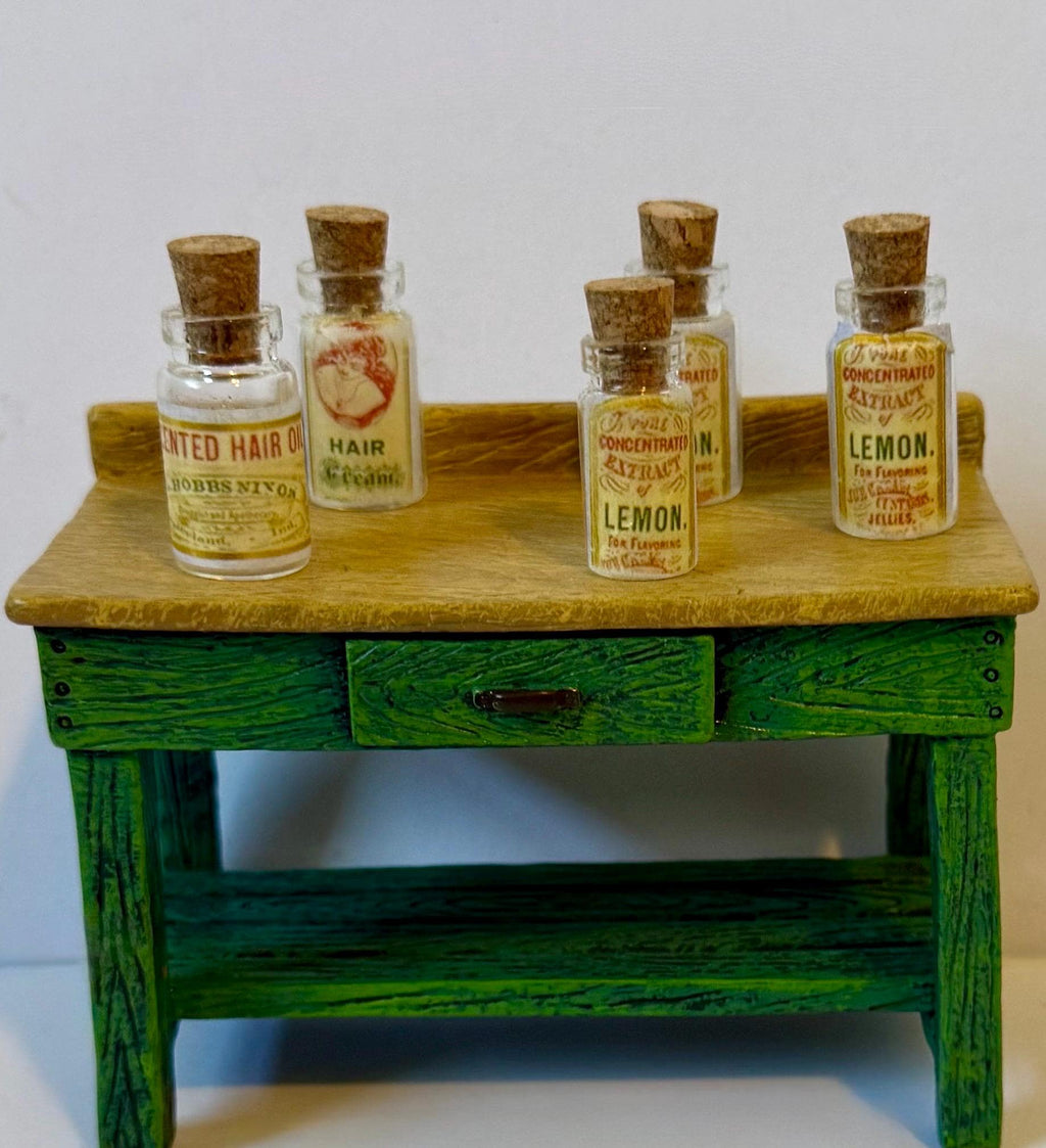Miniature Vintage Designed Glass Jars