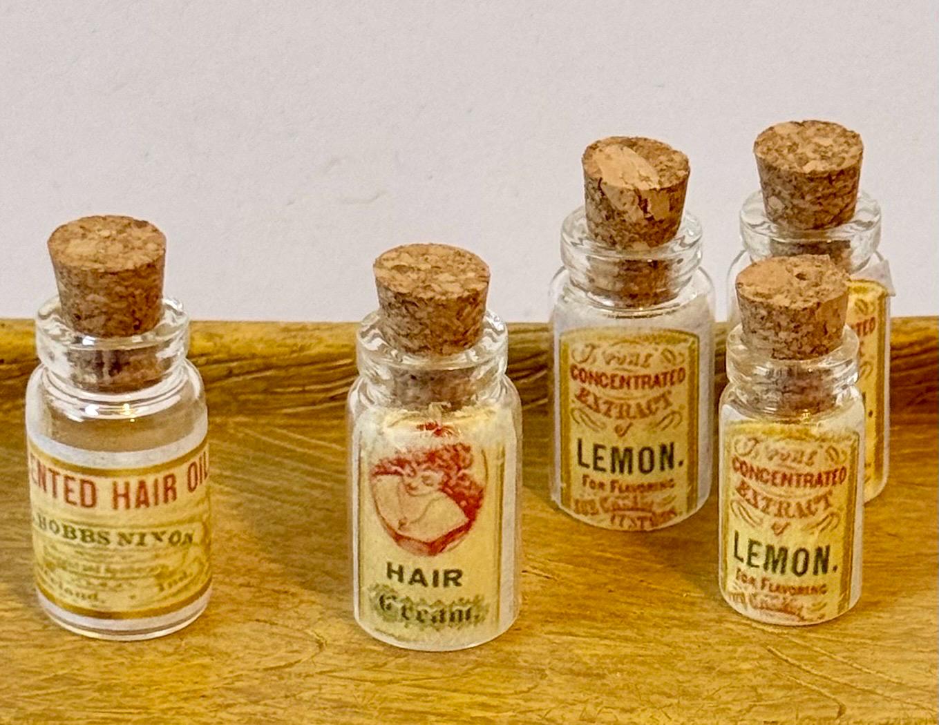 Miniature Vintage Designed Glass Jars
