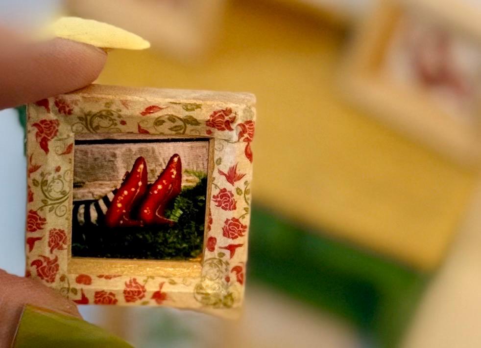 Miniature Wizard of Oz Picture frame art