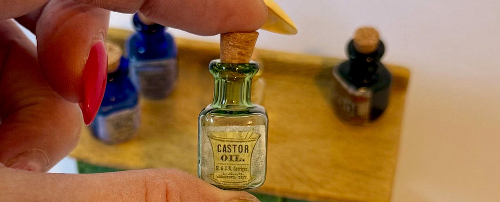 Miniature Vintage Designed Glass Jars