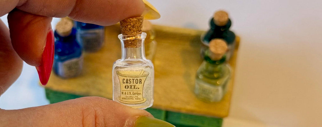 Miniature Vintage Designed Glass Jars